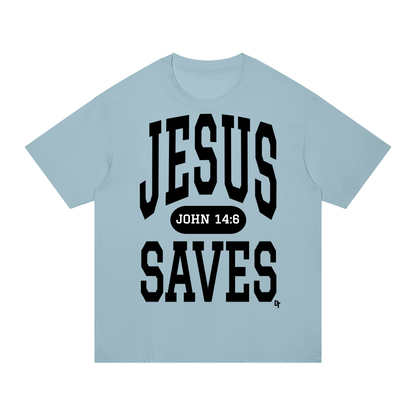 JESUS SAVES Classic | Regular Fit Cotton Tee