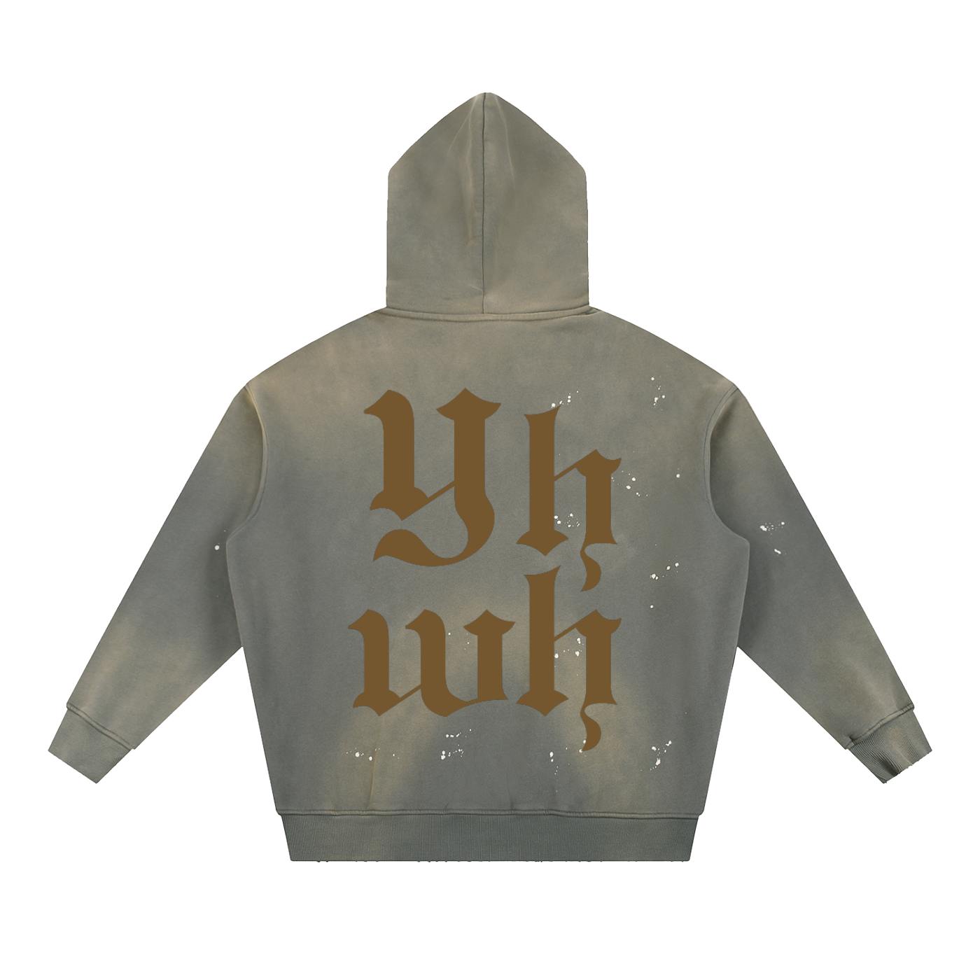 YHWH | Vintage Washed Frayed Hoodie