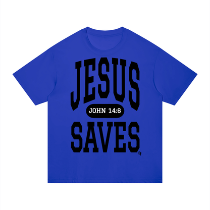 JESUS SAVES Classic | Regular Fit Cotton Tee