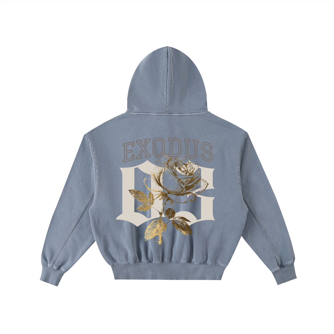 Yahweh x DVNTRTH | Frayed Cropped Oversized Hoodie