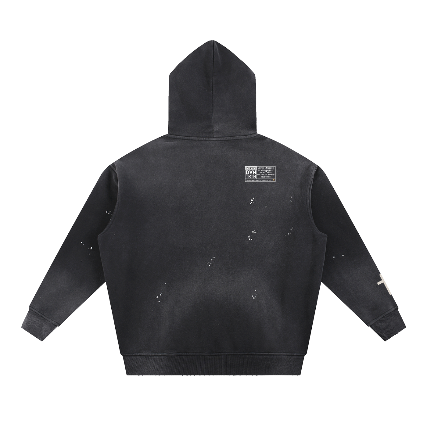 Yellow DVNTRTH | Vintage Washed Frayed Hoodie
