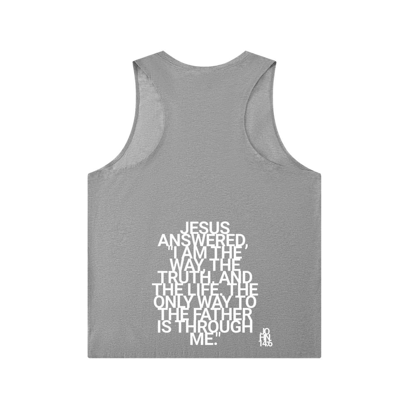Men's Solid Color Crewneck Tank Top
