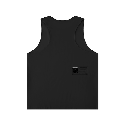 Men's Solid Color Crewneck Tank Top