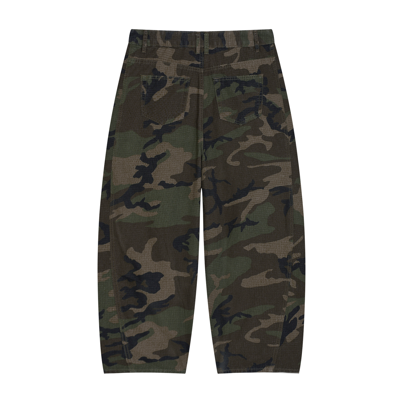Camo Barrel Cargo Pants