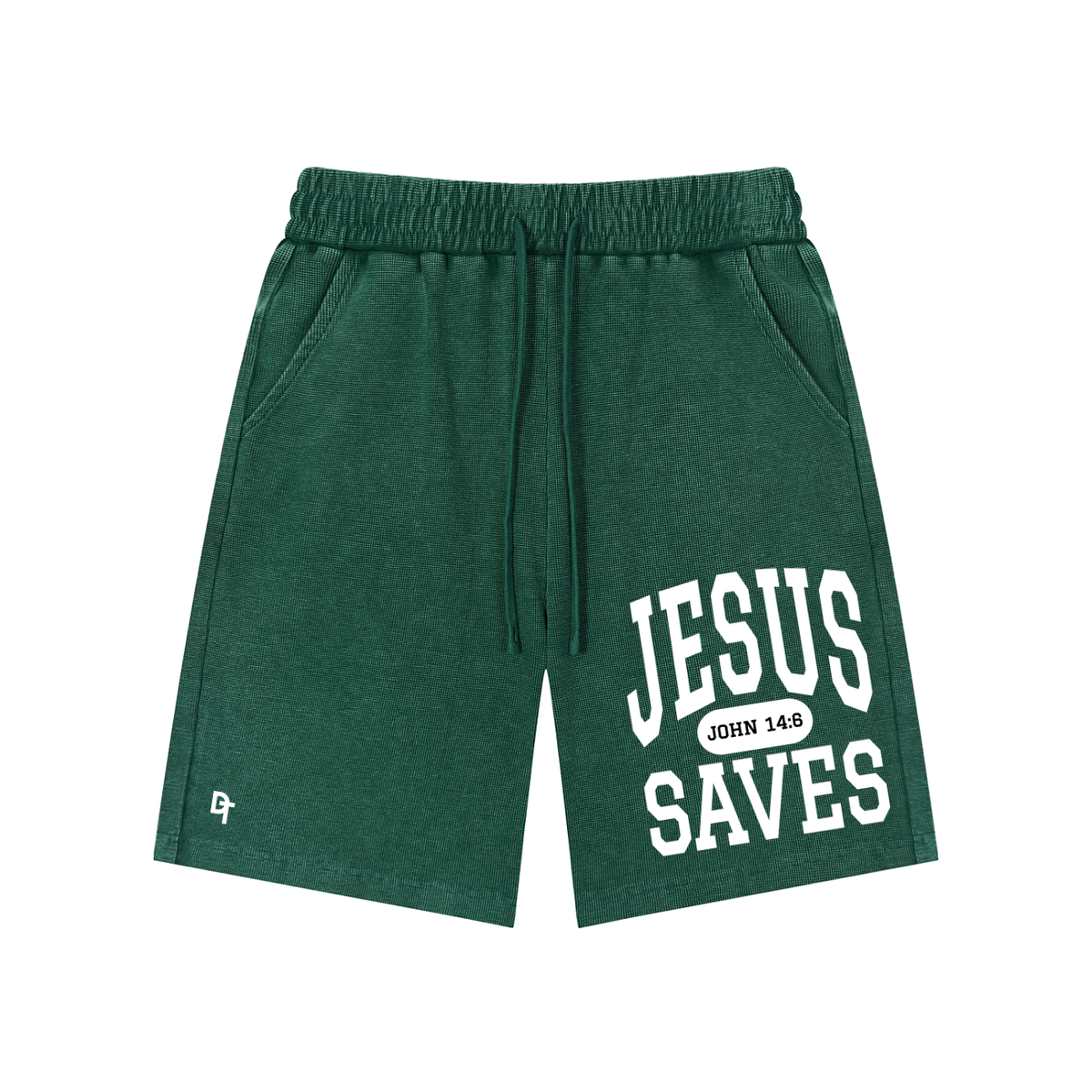 JESUS SAVES Classic | Waffle Knit Shorts