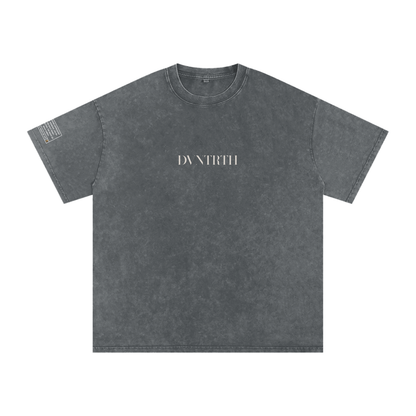 DVNTRTH | Snow Washed Oversized Cotton Tee