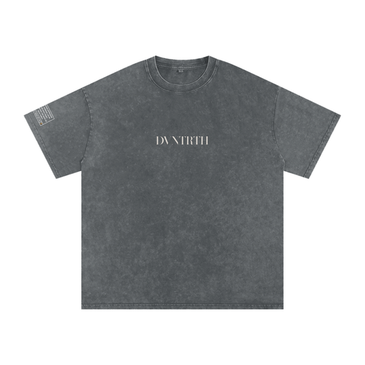 DVNTRTH | Snow Washed Oversized Cotton Tee