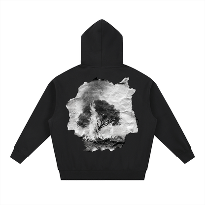 BURNING BUSH Oversized Boxy Hoodie