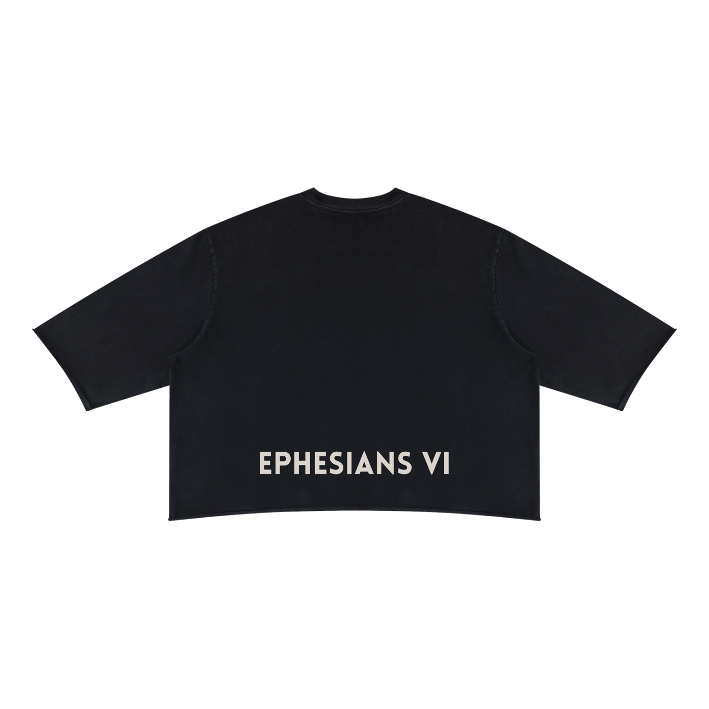 Unisex Mineral Wash Raw Hem Boxy T-Shirt