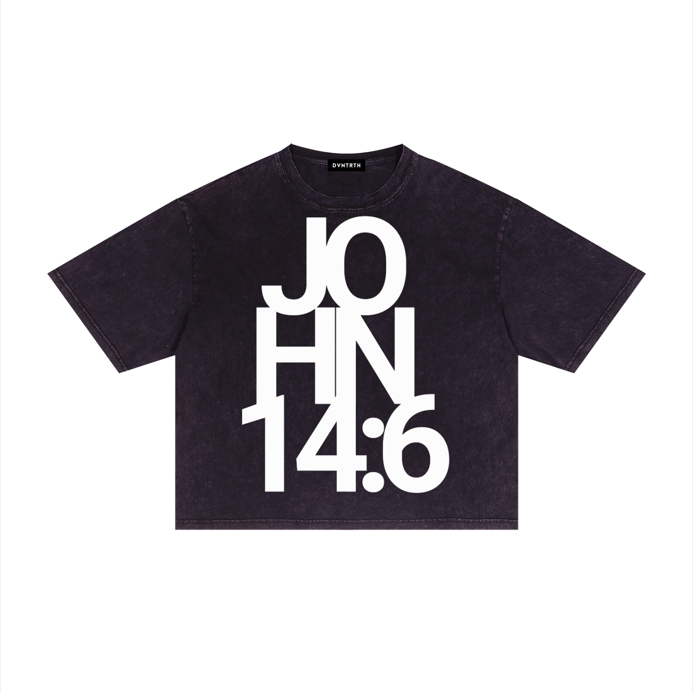 JOHN14:6| Mineral Wash Boxy Tee
