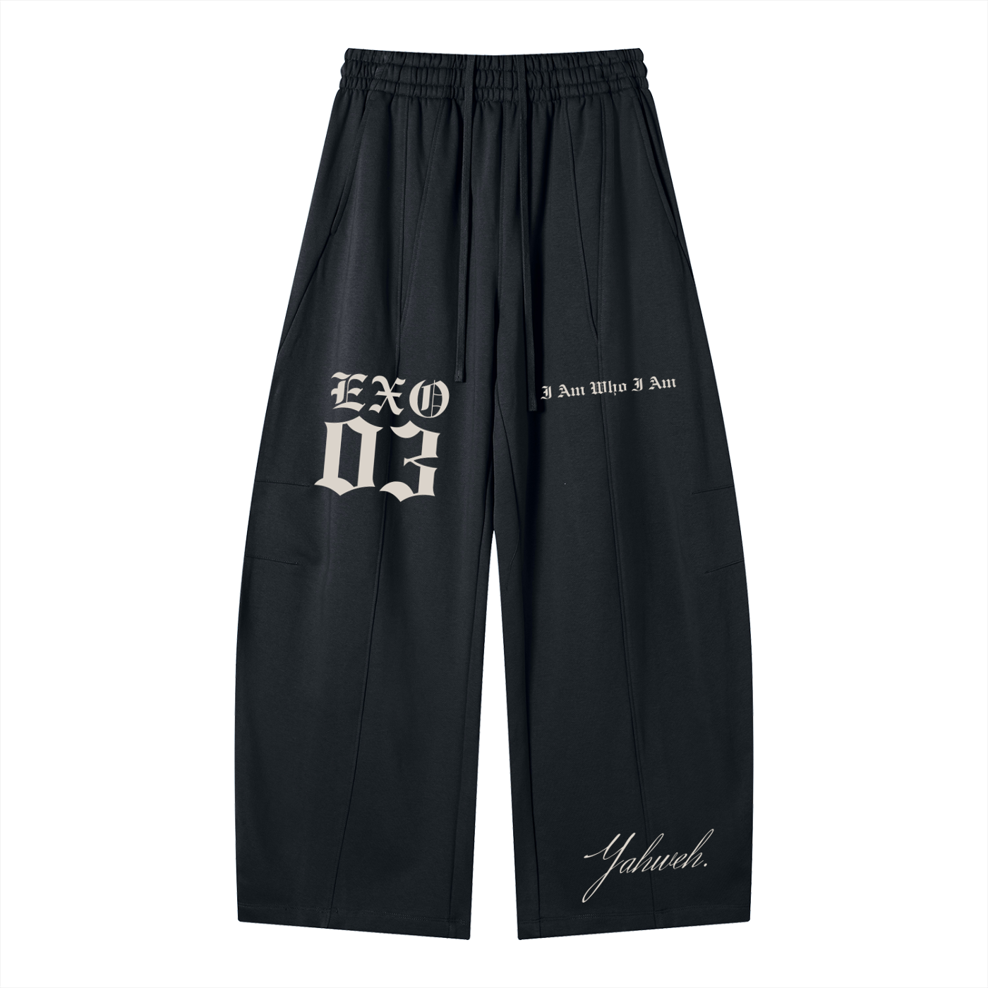 EXO 03 | Wide Leg Panel Sweatpants