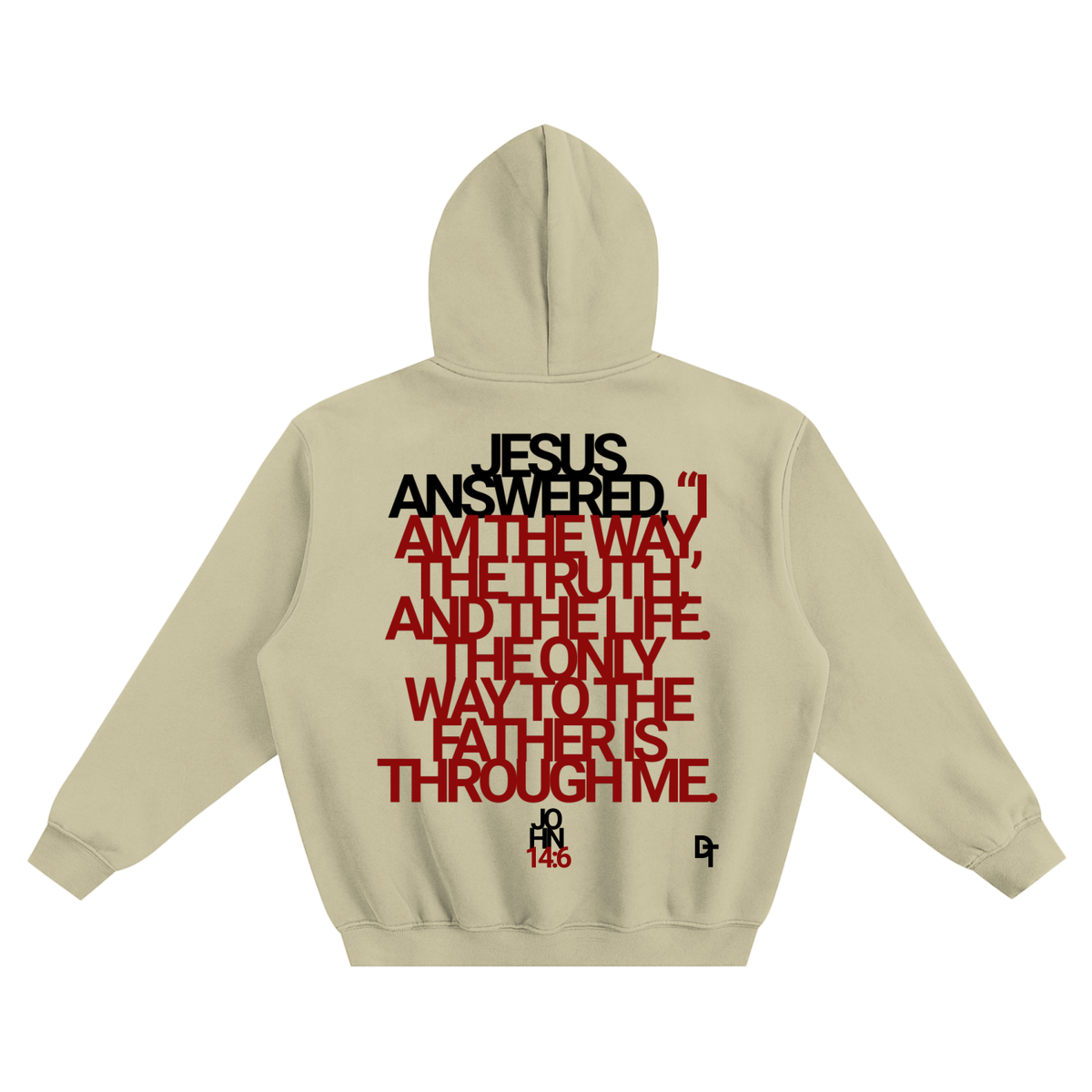 JOHN14:6 | Fleeced Boxy Hoodie