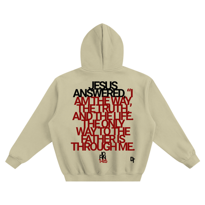 JOHN14:6 | Fleeced Boxy Hoodie