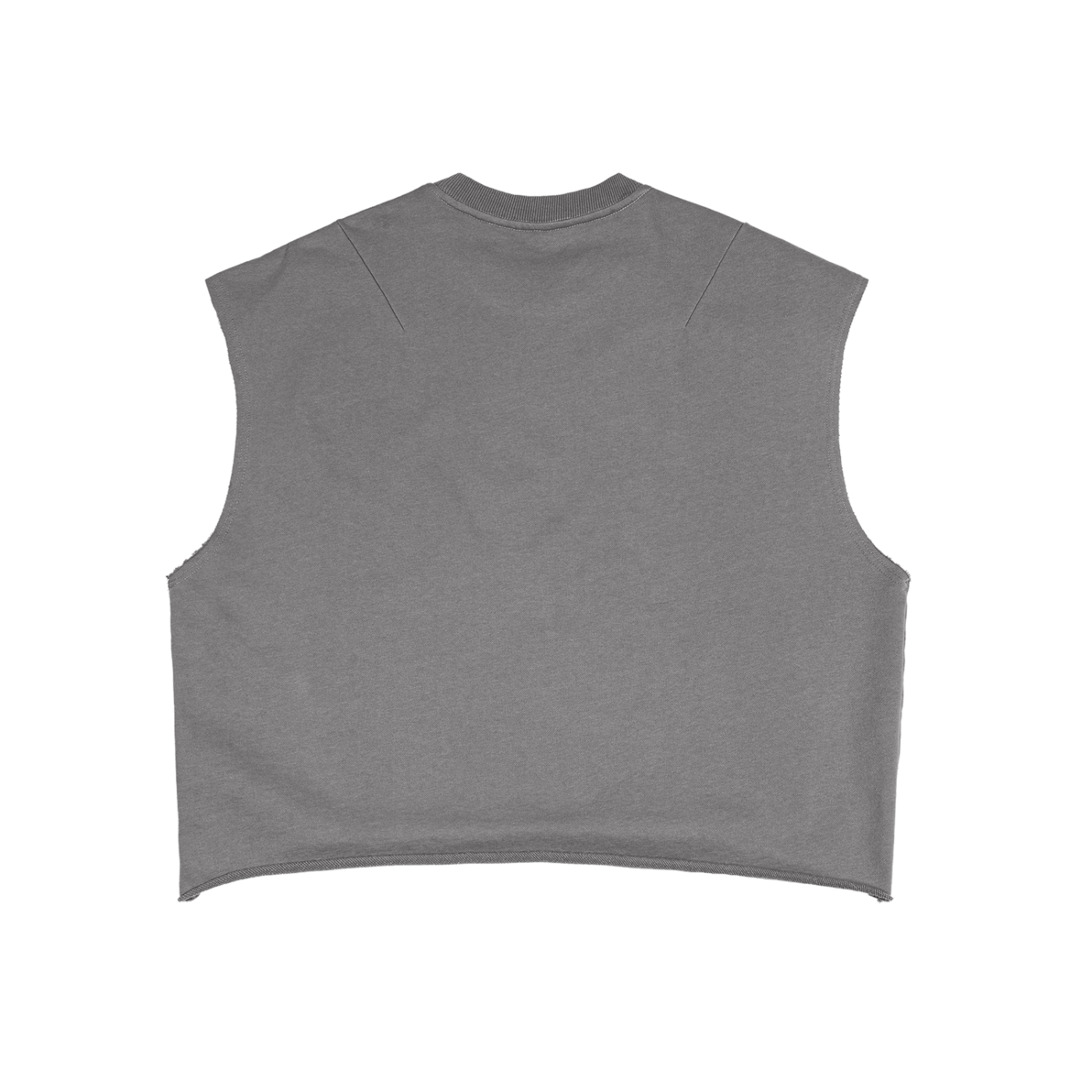 Classic DVNTRTH | Frayed Sleeveless Boxy Sweatshirt