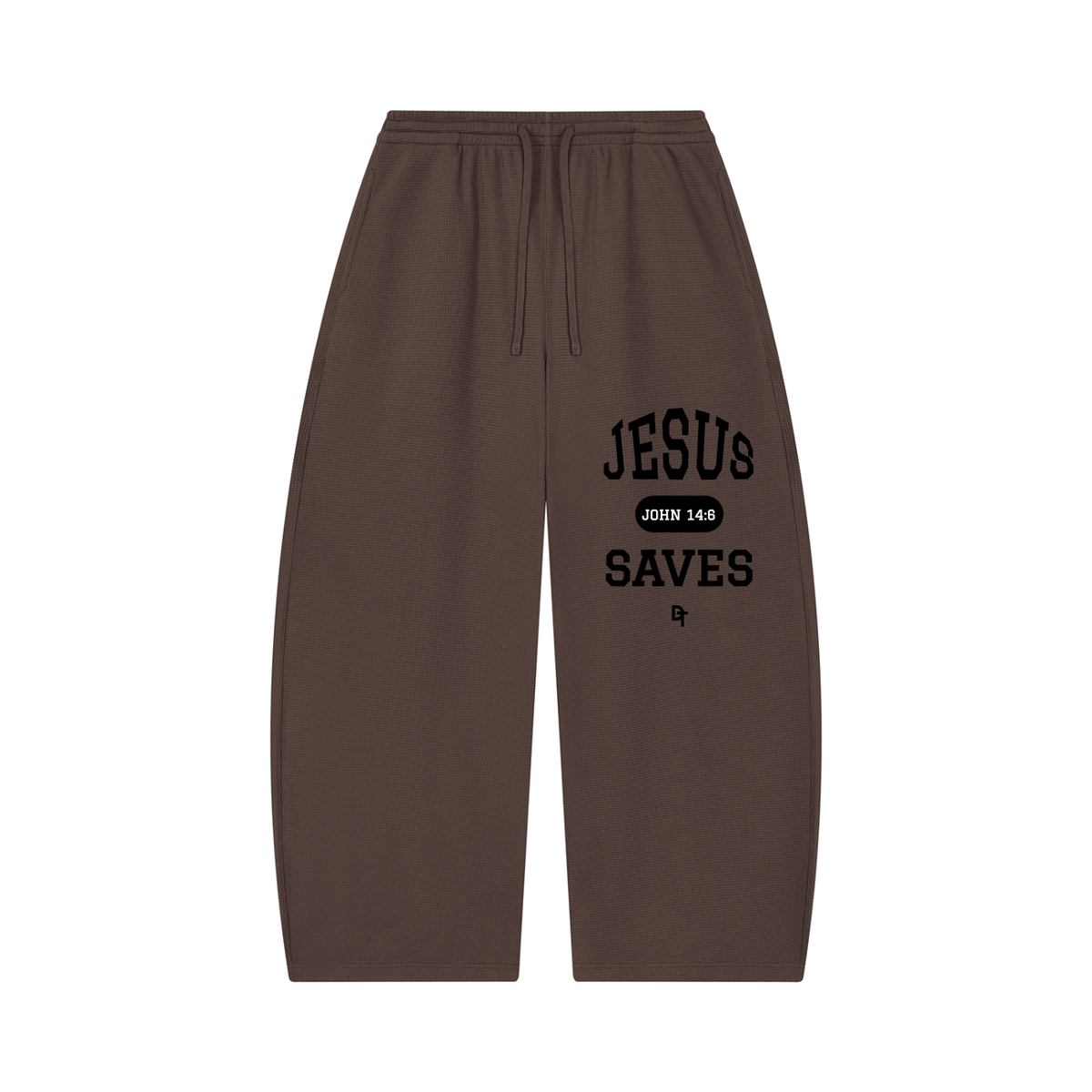 JESUS SAVES Classic | Waffle Barrel Pants