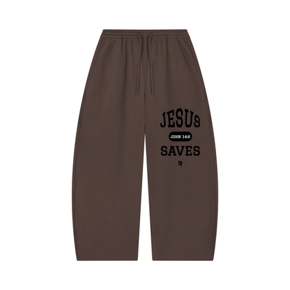 JESUS SAVES Classic | Waffle Barrel Pants