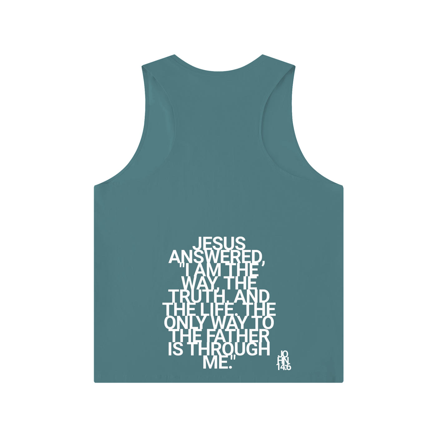 Men's Solid Color Crewneck Tank Top