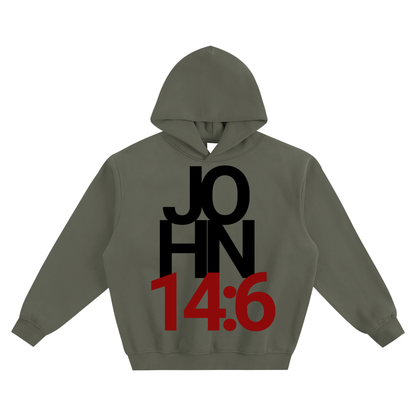 JOHN14:6 | Fleeced Boxy Hoodie