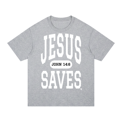 JESUS SAVES Classic | Regular Fit Cotton Tee