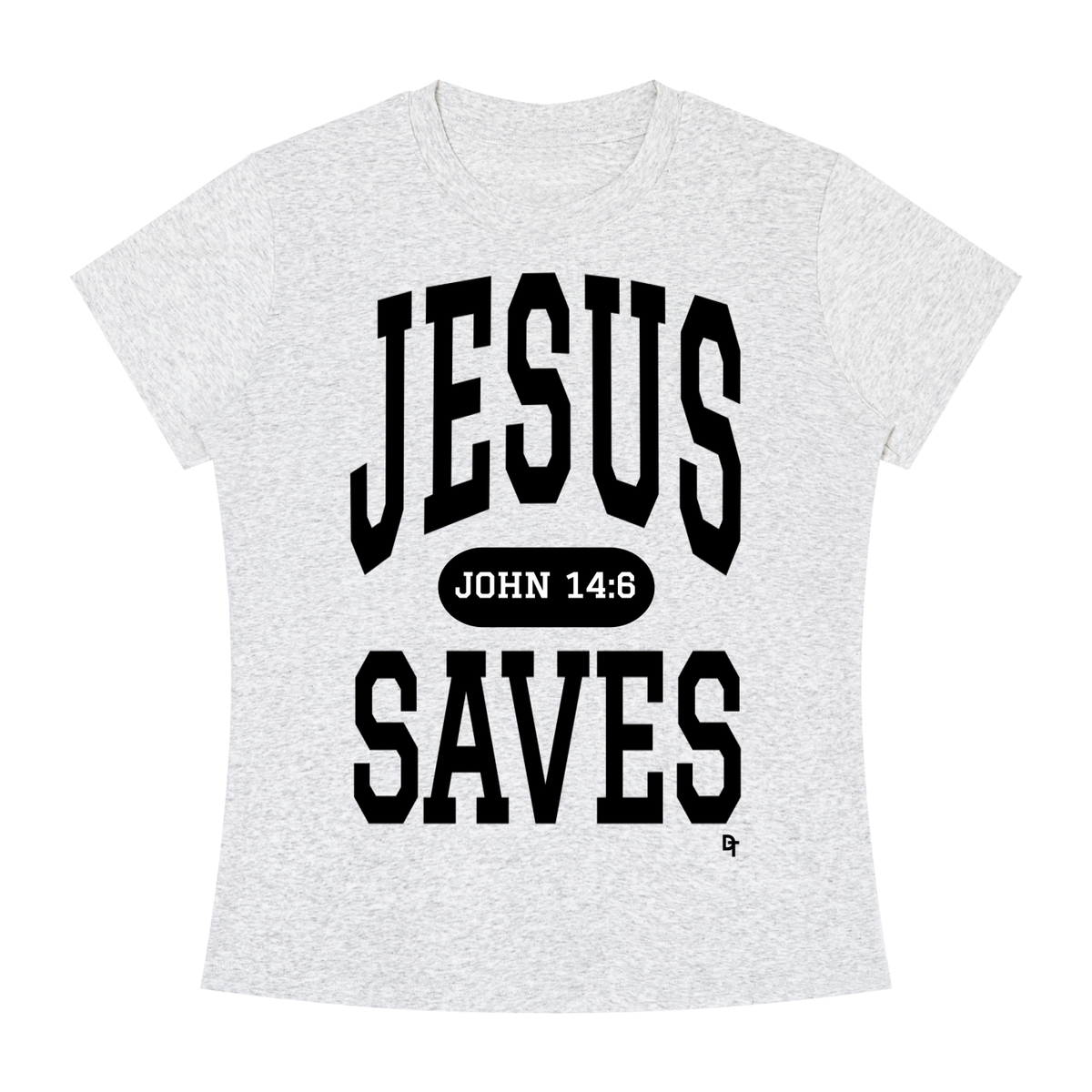 JESUS SAVES Classic | Slim Fit Crewneck Tee