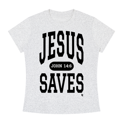 JESUS SAVES Classic | Slim Fit Crewneck Tee