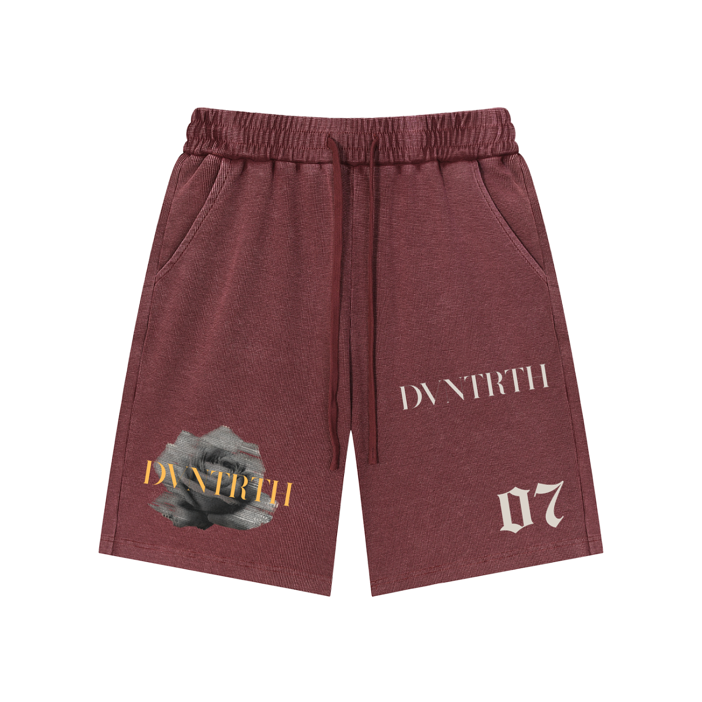 Static Flower x John 14:6 | Mineral Wash Waffle Knit Shorts