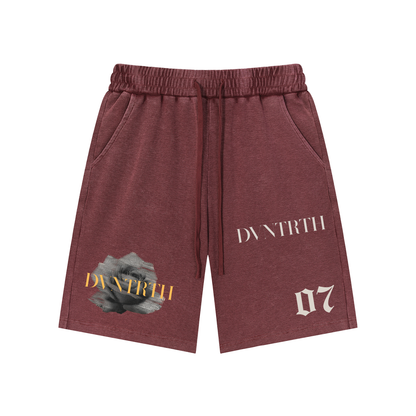 Static Flower x John 14:6 | Mineral Wash Waffle Knit Shorts