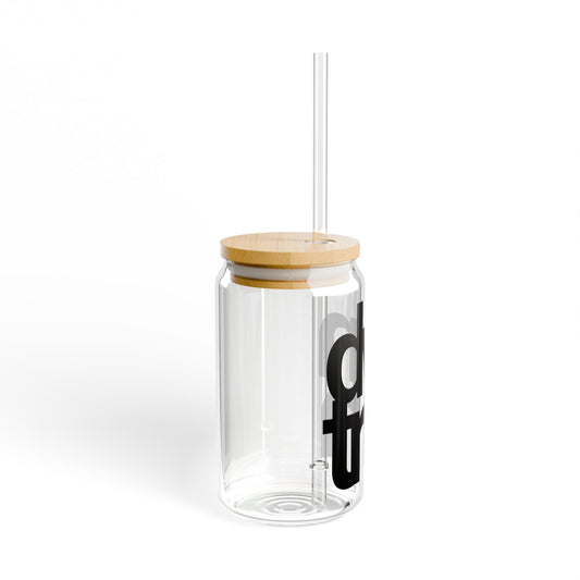 DVNTRTH Stacked | Sipper Glass - Black