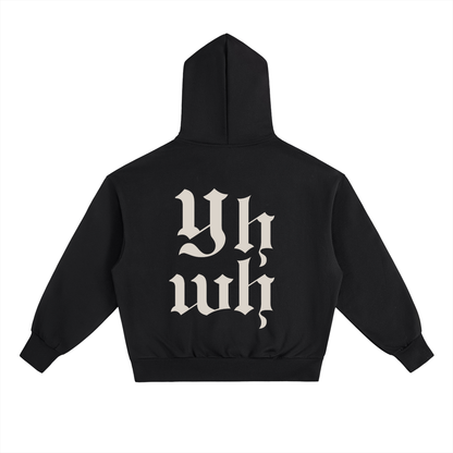 YHWH Stacked | Essential Oversized Hoodie