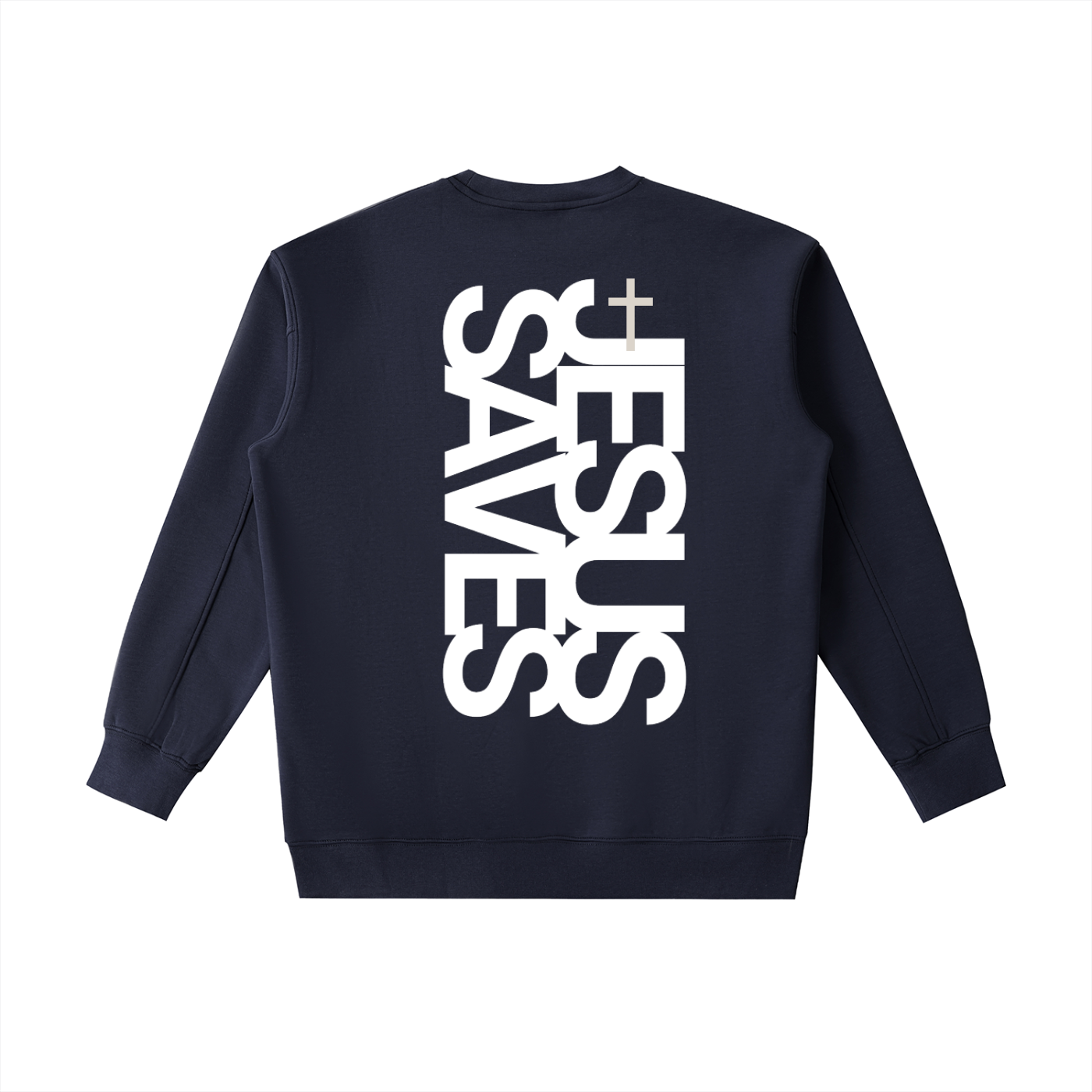 Jesus Saves Vertical | Essential Crewneck Sweatshirt