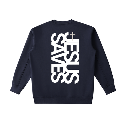 Jesus Saves Vertical | Essential Crewneck Sweatshirt