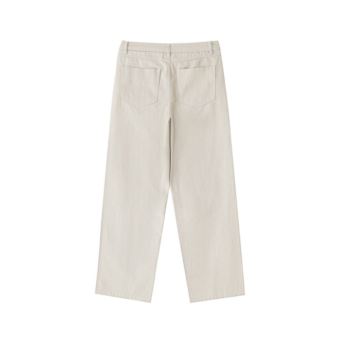 Essential Cotton Straight-Leg Pants