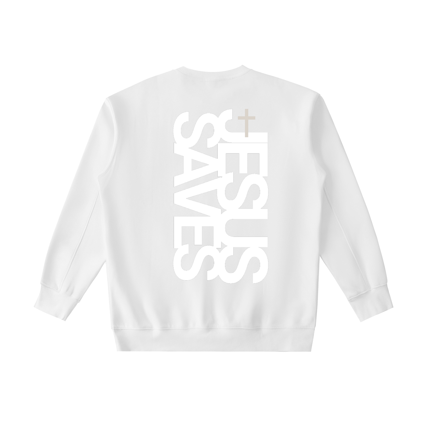 Jesus Saves Vertical | Essential Crewneck Sweatshirt