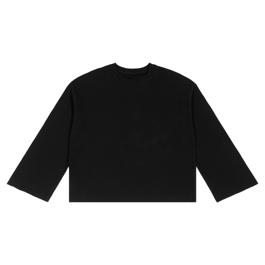 Minimal Waffle Raw Edge Tee