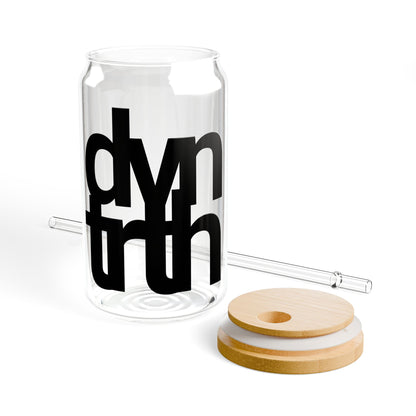 DVNTRTH Stacked | Sipper Glass - Black