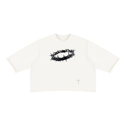 Thorn Crown x Cross | Raw Hem Boxy Tee