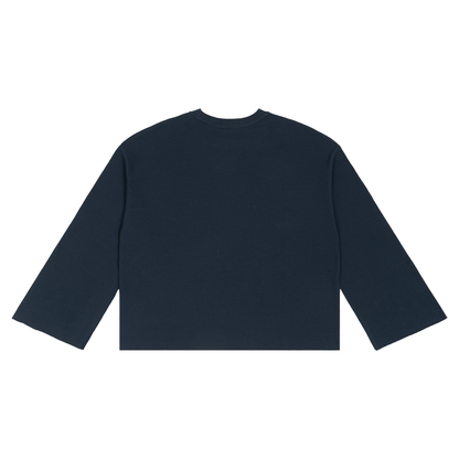 Minimal Waffle Raw Edge Tee