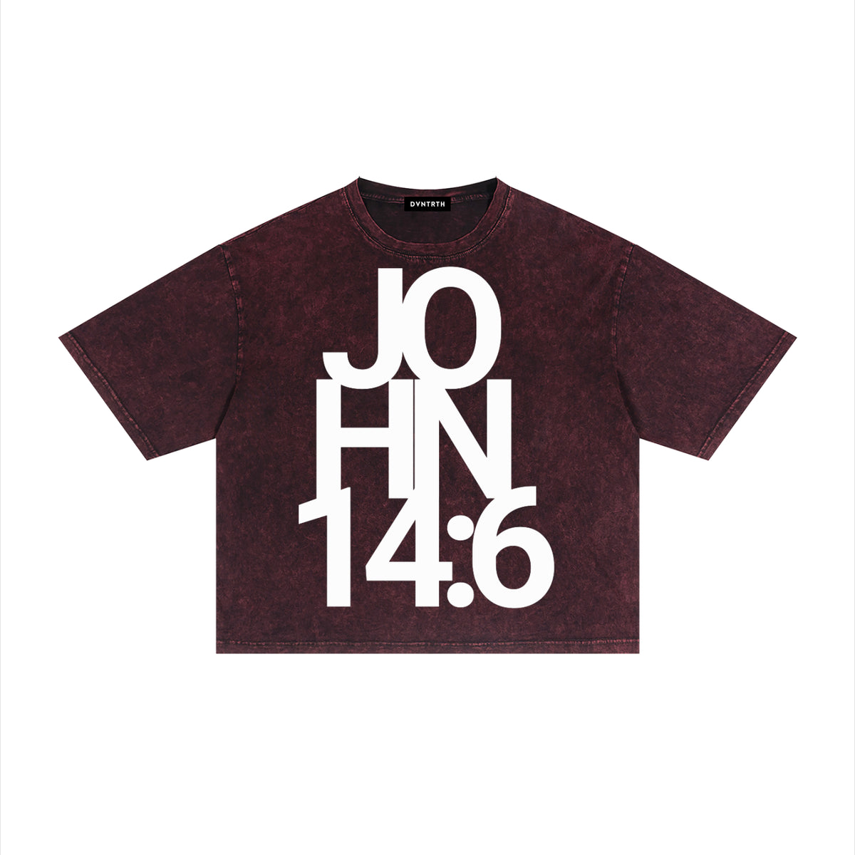 JOHN14:6 | Mineral Wash Boxy Tee