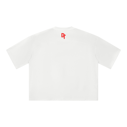 JESUS SAVES Classic | Boxy Mesh Crewneck Tee