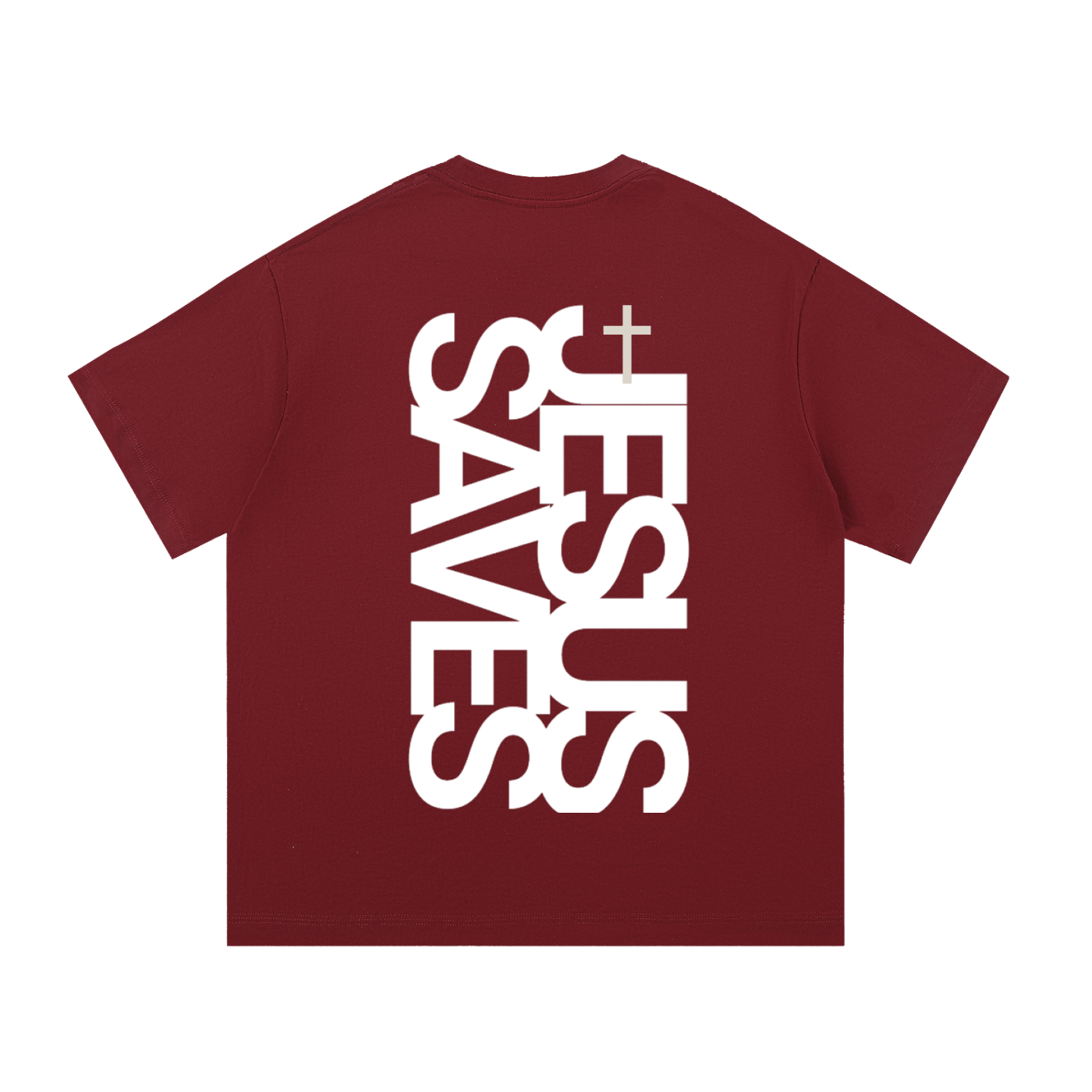 Jesus Saves Vertical | Essential Cotton Tee