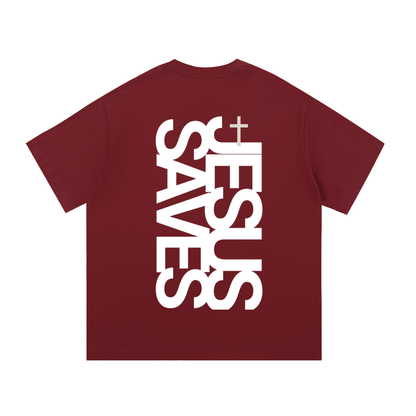 Jesus Saves Vertical | Essential Cotton Tee