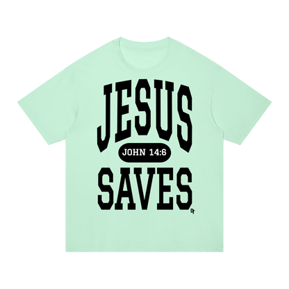 JESUS SAVES Classic | Regular Fit Cotton Tee