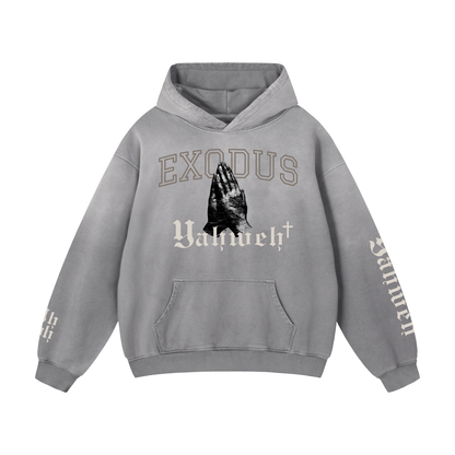 EX III x Yahweh Sunfade Oversized Hoodie