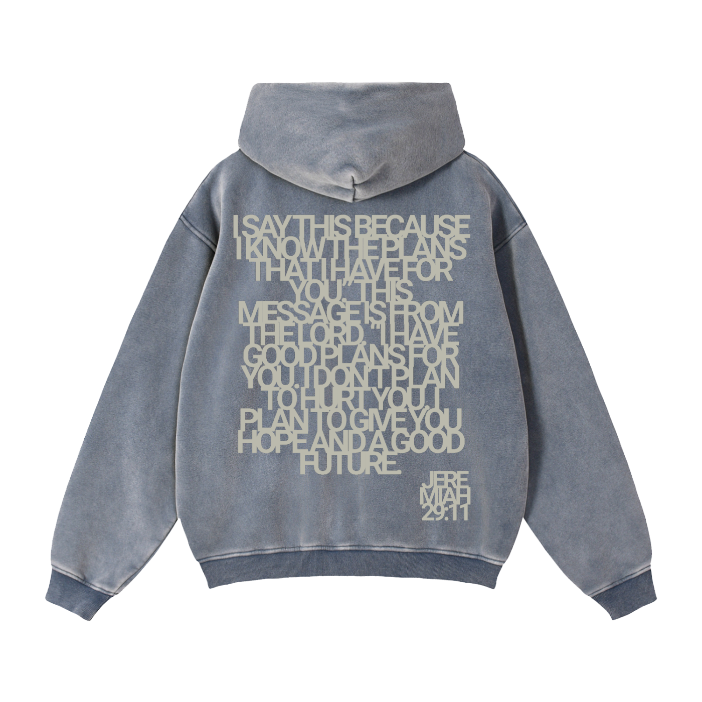 Jeremiah 29:11 | Vintage Zip Boxy Hoodie