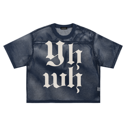 Yhwh x 03 Gold Rose | Mesh Boxy Net Tee