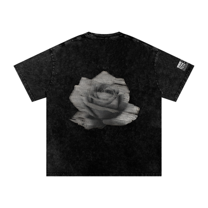 DVNTRTH x Static Flower | Washed Oversized Tee
