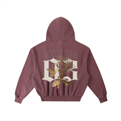 Yahweh x DVNTRTH | Frayed Cropped Oversized Hoodie