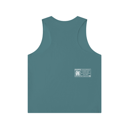 Men's Solid Color Crewneck Tank Top