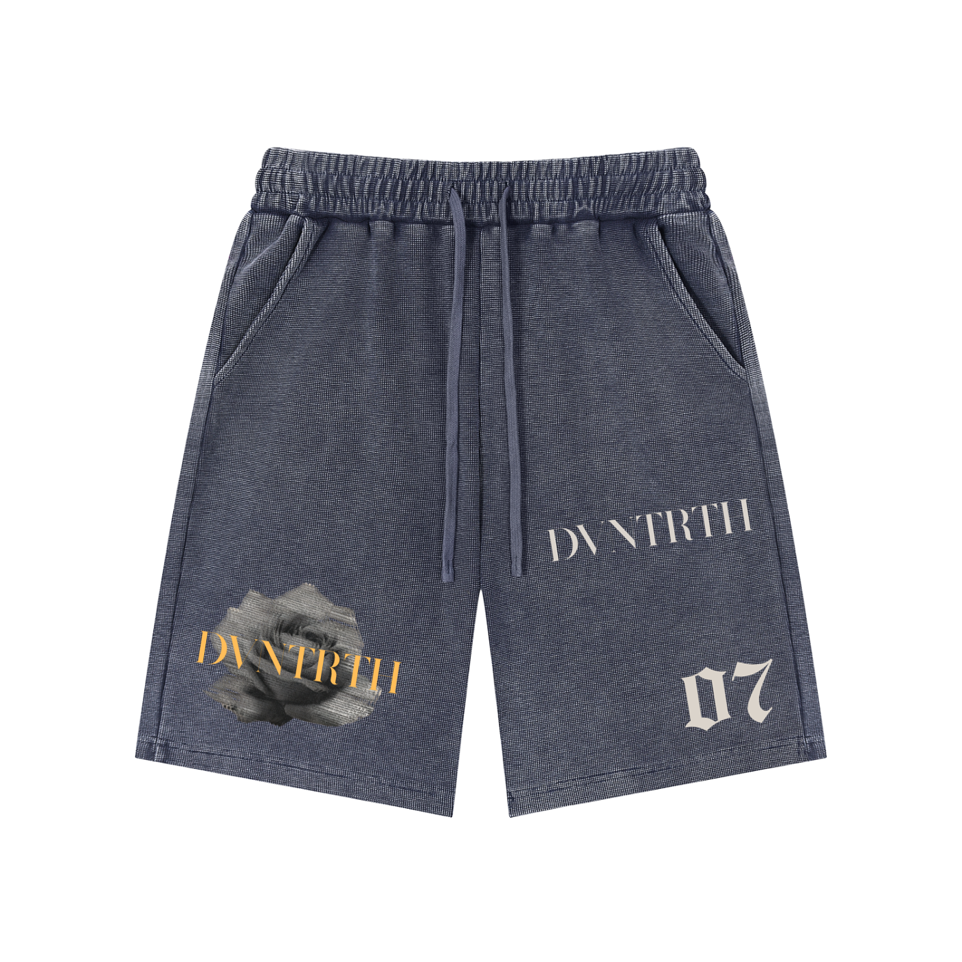 Static Flower x John 14:6 | Mineral Wash Waffle Knit Shorts