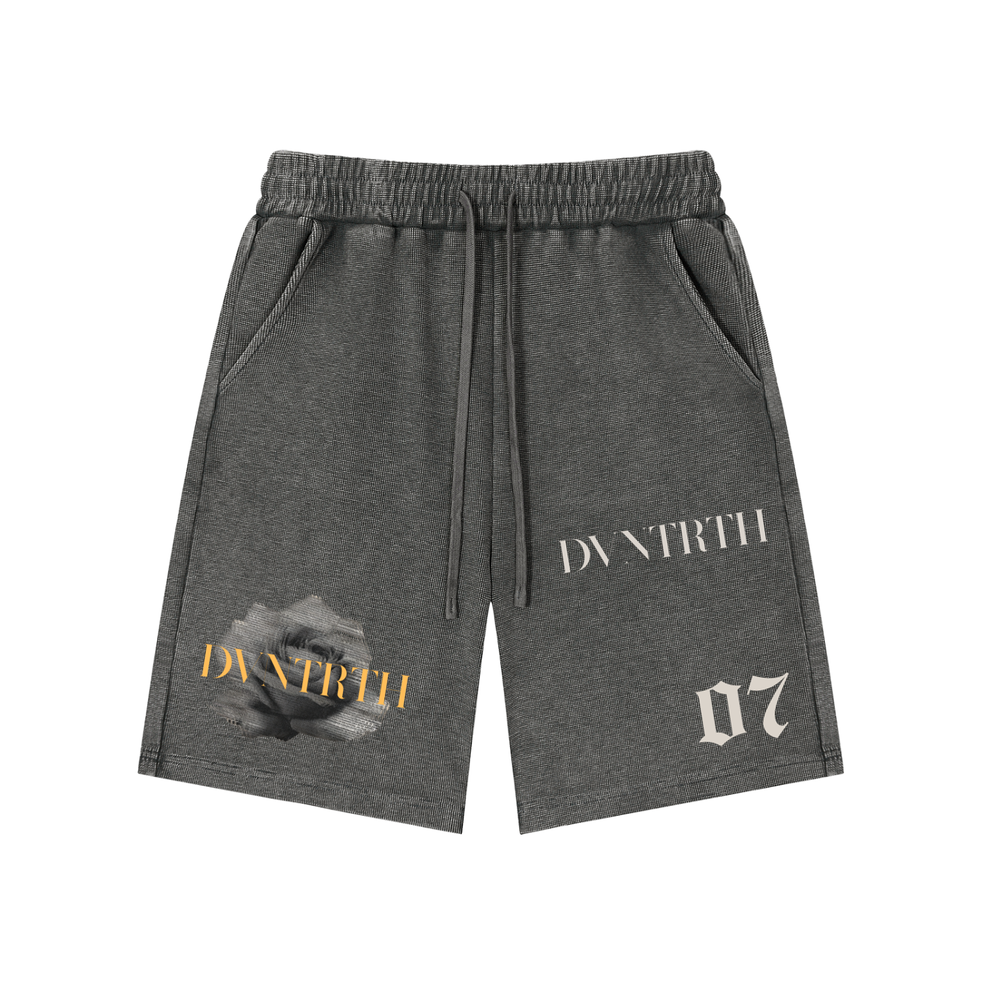 Static Flower x John 14:6 | Mineral Wash Waffle Knit Shorts